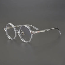 Load image into Gallery viewer, Brand Designer Acetate Glasses Frame Men Large Size Retro Round Handmade Eyeglasses Women Myopia Spectacles Eyewear