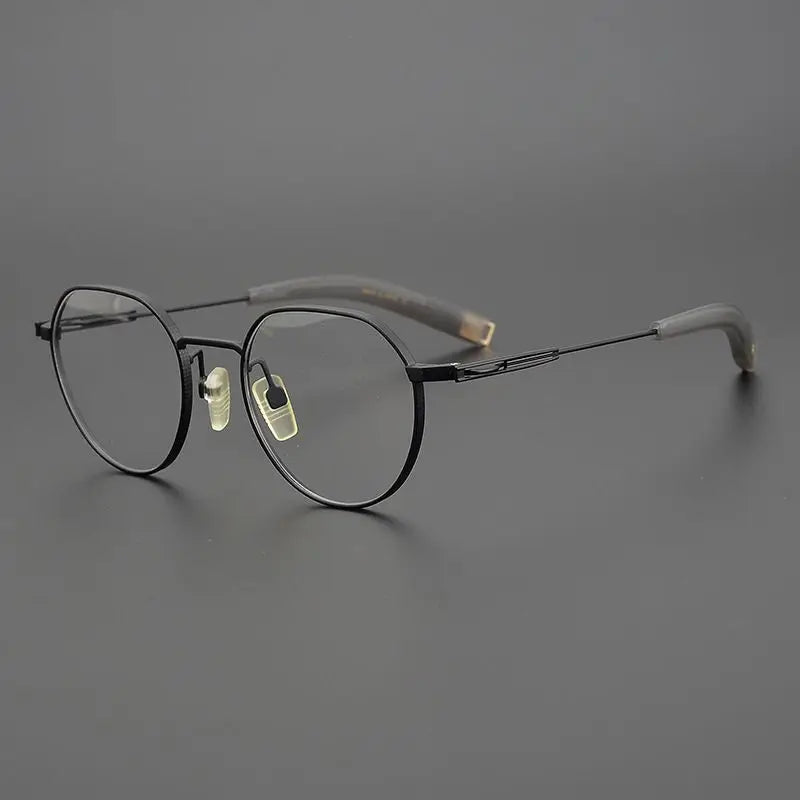 Brand Designer Titanium Glasses Frame Men Original Quality Eyeglasses Women Handmade Super Light Myopia Spectacles DLX108