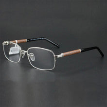 Load image into Gallery viewer, Brand Glasses Frame Men Half Rim Prescription Eyeglasses Frame Women Vintage Myopia Optical Eyewear with Clear Lenses MB447