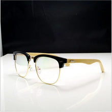 Load image into Gallery viewer, Brand Johnny Depp Wood Glasses Men Women Vintage Optical Eyeglasses Glasses Frame   Bamboo Spectacles Oculos De Grau