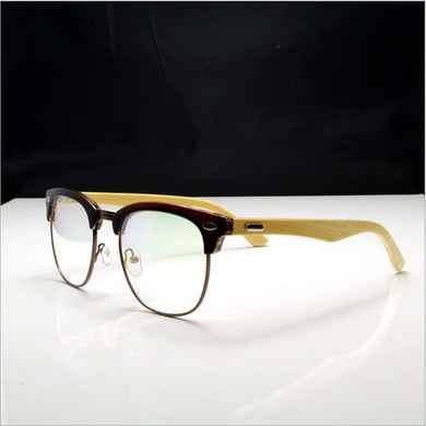 Brand Johnny Depp Wood Glasses Men Women Vintage Optical Eyeglasses Glasses Frame   Bamboo Spectacles Oculos De Grau