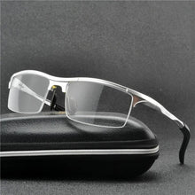 Load image into Gallery viewer, Brand Luxury Aluminum Magnesium Eyeglass Frames Men Women Spring Hinge Sport Optical Glasses Frame Clear Lens Eyewear Frame NX