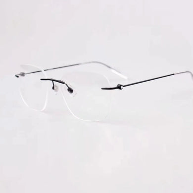 Brand MB Rim-less Optical Eyeglasses Frames Man Women Rimless Prescription Reading Myopia Hyperopia Glasses frames MB0101O