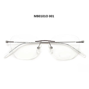 Brand MB Rim-less Optical Eyeglasses Frames Man Women Rimless Prescription Reading Myopia Hyperopia Glasses frames MB0101O