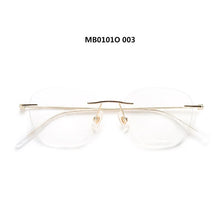 Load image into Gallery viewer, Brand MB Rim-less Optical Eyeglasses Frames Man Women Rimless Prescription Reading Myopia Hyperopia Glasses frames MB0101O