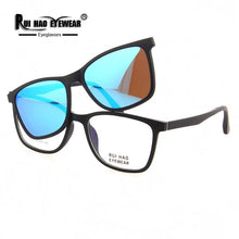 Load image into Gallery viewer, Brand Optical Eyeglasses Frame Men Spectacles Driving Polarized Sunglasses Clip on Prescription Glasses Men