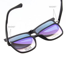 Load image into Gallery viewer, Brand Optical Eyeglasses Frame Men Spectacles Driving Polarized Sunglasses Clip on Prescription Glasses Men