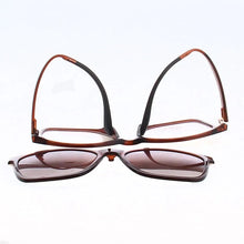 Load image into Gallery viewer, Brand Optical Eyeglasses Frame Men Spectacles Driving Polarized Sunglasses Clip on Prescription Glasses Men