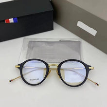 Load image into Gallery viewer, Brand Pure Titanium Glasses Frame Women Retro Round Prescription Eyeglasses Myopia Optical Eyewear Male spectacles tb908&amp;tbx011