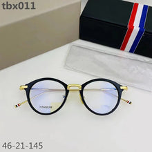 Load image into Gallery viewer, Brand Pure Titanium Glasses Frame Women Retro Round Prescription Eyeglasses Myopia Optical Eyewear Male spectacles tb908&amp;tbx011