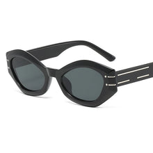 Load image into Gallery viewer, Brand Sunglasses Women Polygonal Small Steampunk Lrregular Ladies Cat Eye Vintage Sun Glasses UV400 Driving Shade