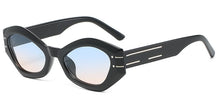 Load image into Gallery viewer, Brand Sunglasses Women Polygonal Small Steampunk Lrregular Ladies Cat Eye Vintage Sun Glasses UV400 Driving Shade