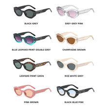 Load image into Gallery viewer, Brand Sunglasses Women Polygonal Small Steampunk Lrregular Ladies Cat Eye Vintage Sun Glasses UV400 Driving Shade