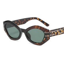 Load image into Gallery viewer, Brand Sunglasses Women Polygonal Small Steampunk Lrregular Ladies Cat Eye Vintage Sun Glasses UV400 Driving Shade