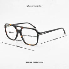Load image into Gallery viewer, Brand optical Glasses Frame Men FT5585B square  Acetate Retro Classic large Eyeglasses Optical Myopia spectacle frames Women