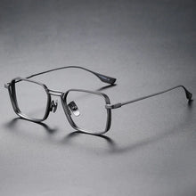 Load image into Gallery viewer, Brightzone  2 Size Retro Square Pure Titanium Men Optical Eye Glasses Frames Male Women Prescription Optical Eyeglasses