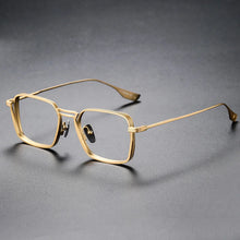 Load image into Gallery viewer, Brightzone  2 Size Retro Square Pure Titanium Men Optical Eye Glasses Frames Male Women Prescription Optical Eyeglasses