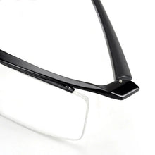 Load image into Gallery viewer, Browline Half Rim Titanium Metal Glasses Frame for Men Eyeglasses Fashion Cool Optical Eyewear Man Spectacles Prescription Frame