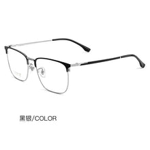 Load image into Gallery viewer, Business Square Glasses Frame Ultra Light Pure Titanium Eyeglasses Frame Men&#39;s Large Frame Myopia Mirror Progressive