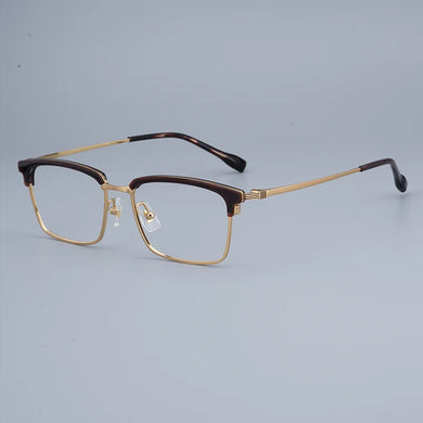 Business Square Titanium Glasses Frames of   Men Outdoor Optical Eyeglasses Women Accessories Prescription Eyewear