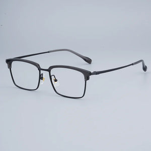 Business Square Titanium Glasses Frames of   Men Outdoor Optical Eyeglasses Women Accessories Prescription Eyewear