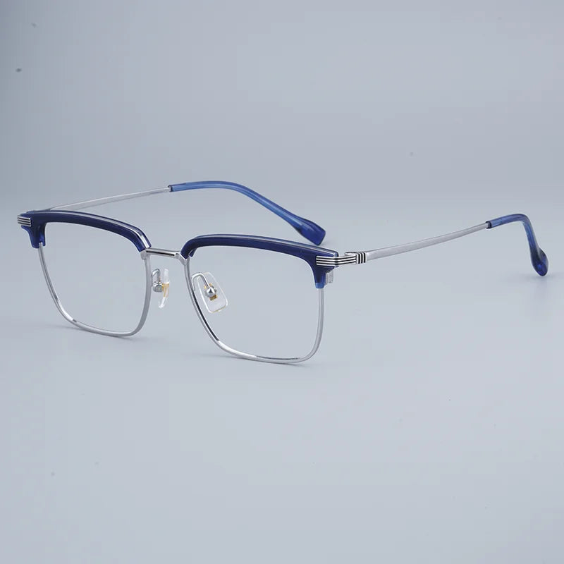 Business Square Titanium Glasses Frames of   Men Outdoor Optical Eyeglasses Women Accessories Prescription Eyewear