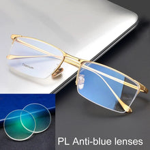 Load image into Gallery viewer, Business half frame spectacle frame Optical Glasses Pure Titanium Frame Prescription Eyeglasses Rx Men Glasses Eyewear 8803