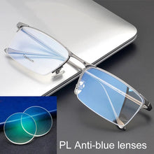 Load image into Gallery viewer, Business half frame spectacle frame Optical Glasses Pure Titanium Frame Prescription Eyeglasses Rx Men Glasses Eyewear 8803