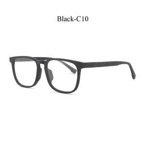 CHFEKUMEET Men Optical Eyeglasses Frames Wood Square Oversized Prescription Eyeglasses Glasses Frame Spectacle oculos de grau