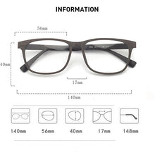 Load image into Gallery viewer, CHFEKUMEET Men&#39;s Wood Optical Eyeglasses Glasses Frame Oculos de grau Eyewear Prescription Eyewear Optical Glasses Frames Oculos