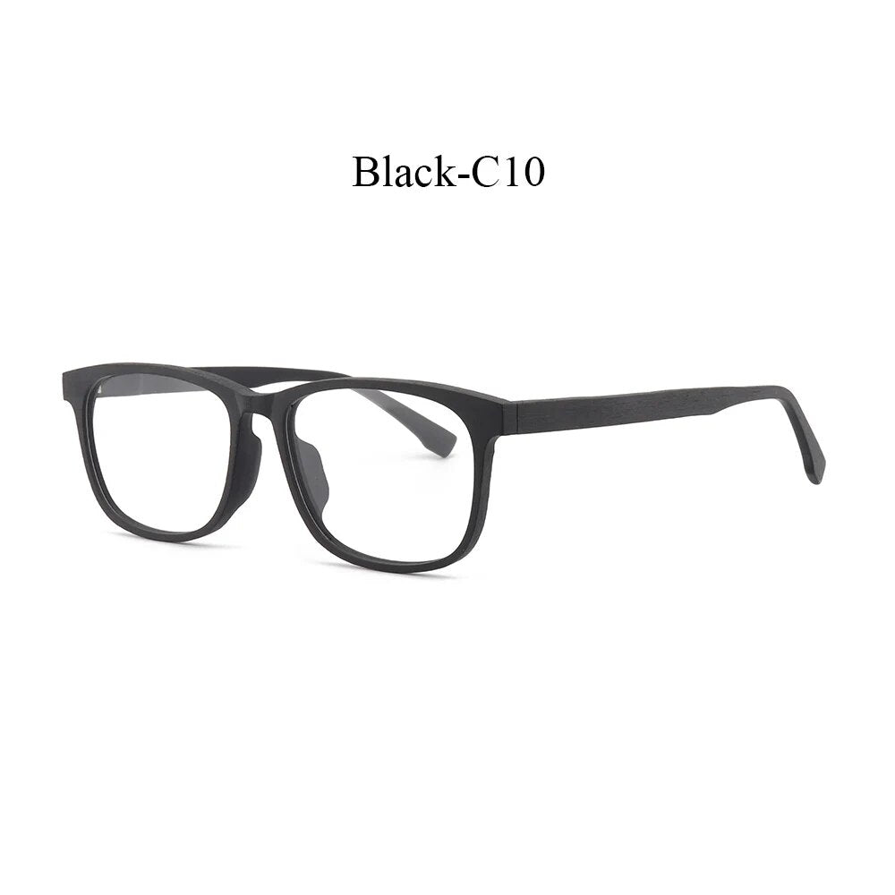 CHFEKUMEET Men's Wood Optical Eyeglasses Glasses Frame Oculos de grau Eyewear Prescription Eyewear Optical Glasses Frames Oculos