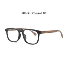 Load image into Gallery viewer, CHFEKUMEET Men&#39;s Wood Optical Eyeglasses Glasses Frame Oculos de grau Eyewear Prescription Eyewear Optical Glasses Frames Oculos