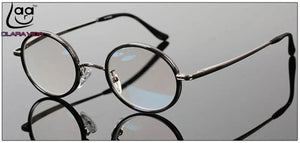 = CLARA VIDA = classic Retro round Reading glasses high-quality alloy black luxury frame with case  +1 +1.5 +2 +2.5 +3 +3.5 +4