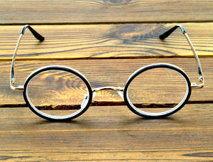= CLARA VIDA = classic Retro round Reading glasses high-quality alloy black luxury frame with case  +1 +1.5 +2 +2.5 +3 +3.5 +4