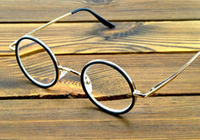 Carica l&#39;immagine nel visualizzatore di Gallery, = CLARA VIDA = classic Retro round Reading glasses high-quality alloy black luxury frame with case  +1 +1.5 +2 +2.5 +3 +3.5 +4