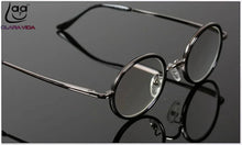 Carica l&#39;immagine nel visualizzatore di Gallery, = CLARA VIDA = classic Retro round Reading glasses high-quality alloy black luxury frame with case  +1 +1.5 +2 +2.5 +3 +3.5 +4