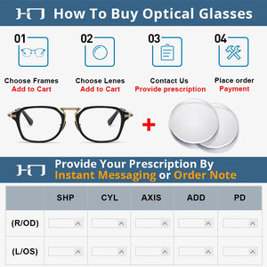 CLLOIO Retro Square Pure Titanium Glasses Frame Men Anti Blue Light Handmade Optical Eyeglasses Frame Women Prescription Eyewear