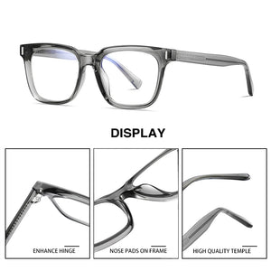 CLLOIO Transparent Eyeglasses Women Men Anti Blue Light Glasses Frames Female Male Computer Eyewear Clear Optical Myopia Frame