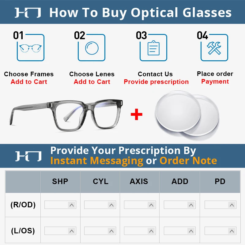 CLLOIO Transparent Eyeglasses Women Men Anti Blue Light Glasses Frames Female Male Computer Eyewear Clear Optical Myopia Frame
