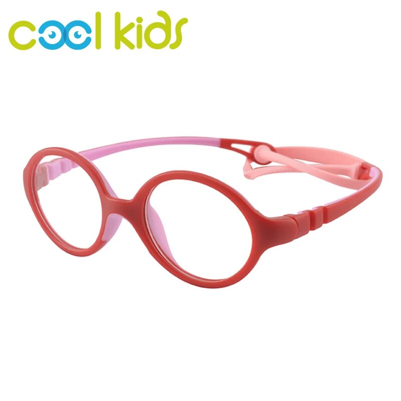 COOL KIDS TR90 Children Glasses Light Material Kids Optical Glasses Frame Flexible Eyeglasses Frame Safety Boys Girls Eyewear