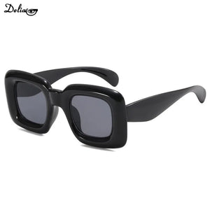 Candy Color Square Kids Y2k Eyeglasses Anti-blue Light Inflatable Thick Computer Glasses Frame Boys Girls Retro Shades