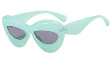 Carica l'immagine nel visualizzatore di Gallery, Candy Color Y2K Sunglasses Women New Luxury Brand Yellow Blue Oval Sunglasses Men Sexy Lip Punk Hip Hop Shades Female UV400