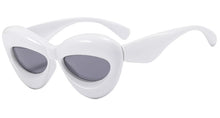 Carica l'immagine nel visualizzatore di Gallery, Candy Color Y2K Sunglasses Women New Luxury Brand Yellow Blue Oval Sunglasses Men Sexy Lip Punk Hip Hop Shades Female UV400