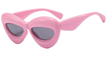 Carica l'immagine nel visualizzatore di Gallery, Candy Color Y2K Sunglasses Women New Luxury Brand Yellow Blue Oval Sunglasses Men Sexy Lip Punk Hip Hop Shades Female UV400