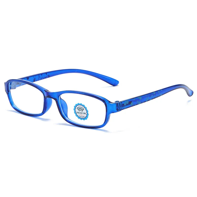 Candy Colors Kids Anti Blue Light Glasses Boys Girls Optical Frame Clear Anti-UV Blocking Flat Mirror Computer Eyeglasses