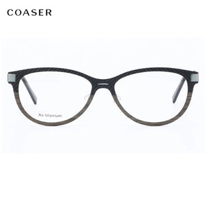 Carbon Fibre Glasses Frame Men Eyeglasses Great Round Cat Women Vintage Acetate Optical Prescription Fullrim Light Eyewear