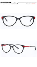 Load image into Gallery viewer, Carbon Fibre Glasses Frame Men Eyeglasses Great Round Cat Women Vintage Acetate Optical Prescription Fullrim Light Eyewear