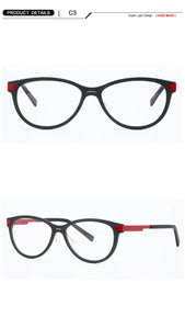 Carbon Fibre Glasses Frame Men Eyeglasses Great Round Cat Women Vintage Acetate Optical Prescription Fullrim Light Eyewear
