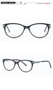 Carbon Fibre Glasses Frame Men Eyeglasses Great Round Cat Women Vintage Acetate Optical Prescription Fullrim Light Eyewear