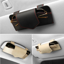 Load image into Gallery viewer, Card Ticket Holder Car Sunglasses Case Car Accessories Car Glasses Holder Universal Sunglasses Clip for Car Interior Dec